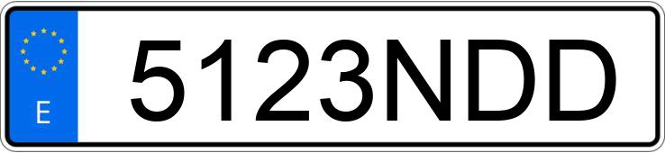 Numer rejestracyjny 5123NDD posiada RENAULT 5 Numer rejestracyjny 5123NDD posiada RENAULT 5