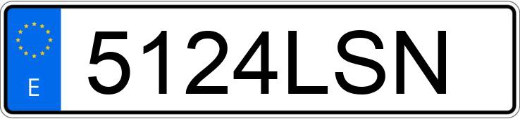 Numer rejestracyjny 5124LSN posiada RENAULT MEGANE SPORT TOURER