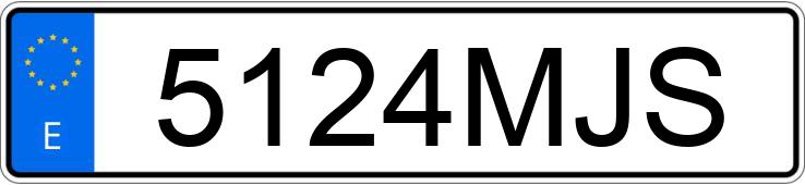 El número de registro 5124MJS tiene CHEVROLET-GM CAMARO