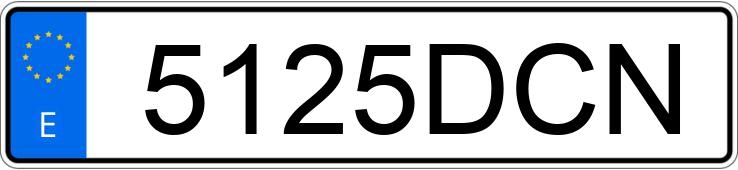 Numer rejestracyjny 5125DCN posiada BMW SERIE 5 Numer rejestracyjny 5125DCN posiada BMW SERIE 5