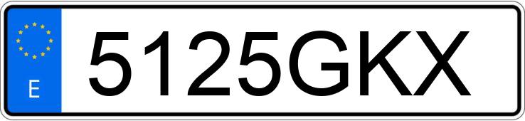 Numer rejestracyjny 5125GKX posiada CITROEN C4 GRAND PICASSO