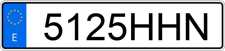 Numer rejestracyjny 5125HHN posiada BMW SERIE 5