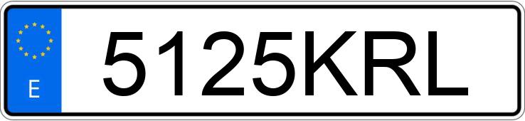 Numer rejestracyjny 5125KRL posiada MERCEDES C (203)