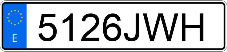 Numer rejestracyjny 5126JWH posiada NISSAN NV 200