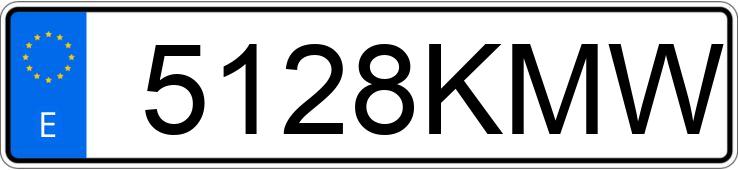 Numer rejestracyjny 5128KMW posiada AUDI A7 SPORTBACK