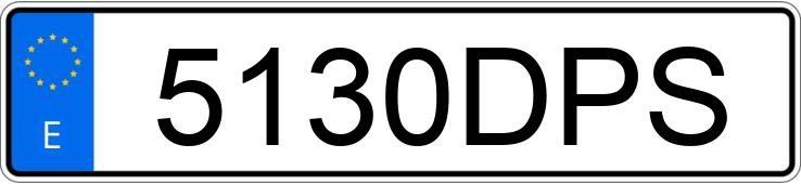 Numer rejestracyjny 5130DPS posiada AUDI A3