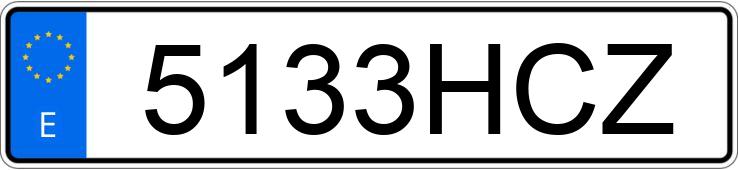 Numer rejestracyjny 5133HCZ posiada BMW SERIE 1