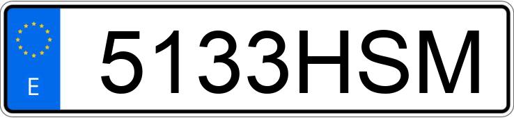 Numer rejestracyjny 5133HSM posiada OPEL CORSA