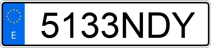 Numer rejestracyjny 5133NDY posiada TOYOTA COROLLA Numer rejestracyjny 5133NDY posiada TOYOTA COROLLA