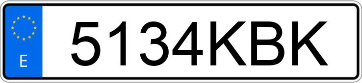 Numer rejestracyjny 5134KBK posiada ALFA ROMEO GIULIA