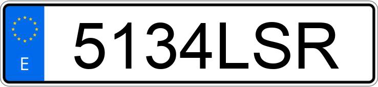 Numer rejestracyjny 5134LSR posiada BMW SERIE 4