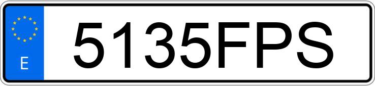 Numer rejestracyjny 5135FPS posiada MERCEDES A (168-169)