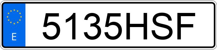 Numer rejestracyjny 5135HSF posiada BMW SERIE 5 Numer rejestracyjny 5135HSF posiada BMW SERIE 5