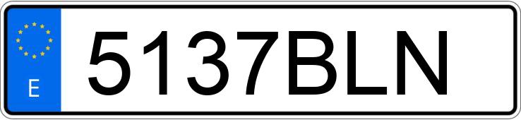 Numer rejestracyjny 5137BLN posiada OPEL ZAFIRA