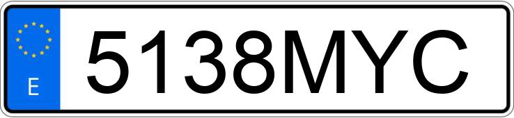 Numer rejestracyjny 5138MYC posiada MAZDA MAZDA3 Numer rejestracyjny 5138MYC posiada MAZDA MAZDA3