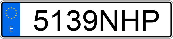 Numer rejestracyjny 5139NHP posiada AUDI RS3 SPORTBACK