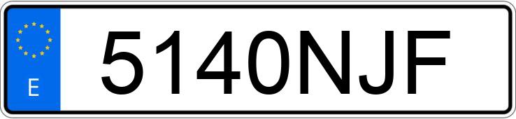 Numer rejestracyjny 5140NJF posiada HYUNDAI I20