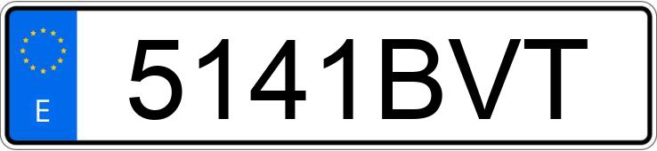 Numer rejestracyjny 5141BVT posiada RENAULT LAGUNA