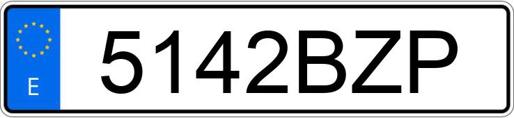 Numer rejestracyjny 5142BZP posiada FIAT ULYSSE