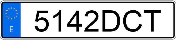 Numer rejestracyjny 5142DCT posiada RENAULT CLIO GENERIQUE 1.5 DCI 65 Numer rejestracyjny 5142DCT posiada RENAULT CLIO GENERIQUE 1.5 DCI 65