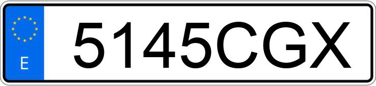 Numer rejestracyjny 5145CGX posiada HONDA NSR 125