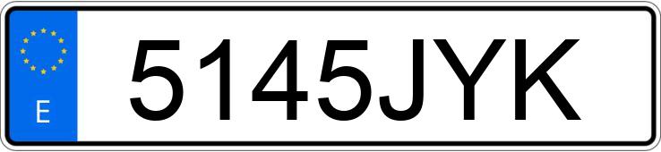 Numer rejestracyjny 5145JYK posiada CITROEN C3 PICASSO