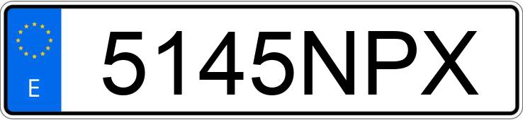 Numer rejestracyjny 5145NPX posiada JEEP WRANGLER