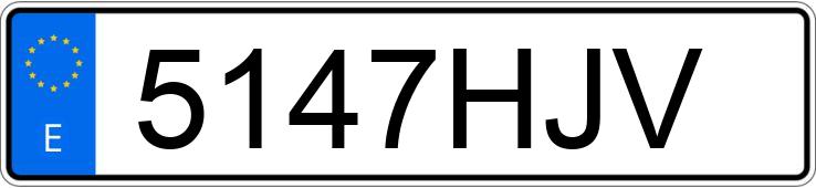 Numer rejestracyjny 5147HJV posiada VOLKSWAGEN GOLF