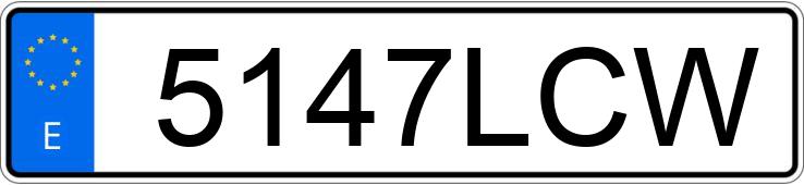 Numer rejestracyjny 5147LCW posiada PEUGEOT 5008 Numer rejestracyjny 5147LCW posiada PEUGEOT 5008