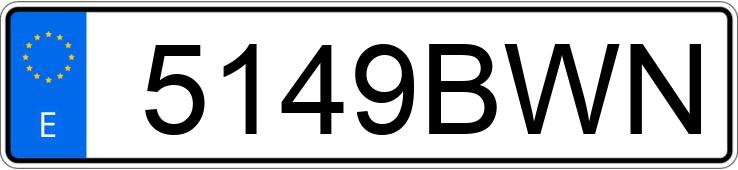 Numer rejestracyjny 5149BWN posiada LAND ROVER FREELANDER