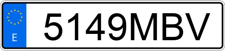 Numer rejestracyjny 5149MBV posiada BMW G Numer rejestracyjny 5149MBV posiada BMW G