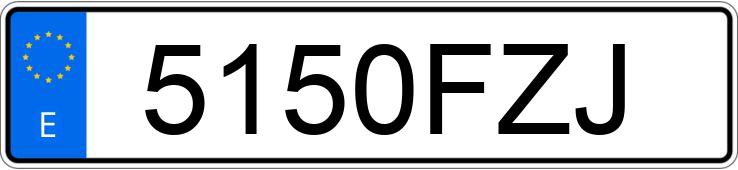 Numer rejestracyjny 5150FZJ posiada AUDI 80