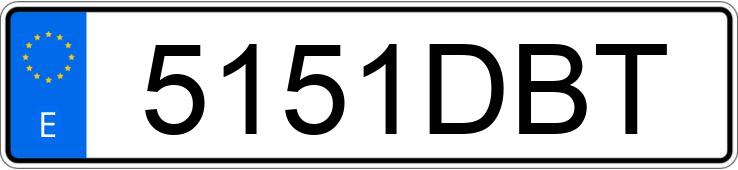 Numer rejestracyjny 5151DBT posiada FORD KA