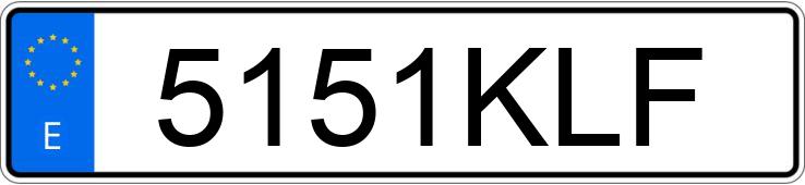 Numer rejestracyjny 5151KLF posiada CITROEN BERLINGO