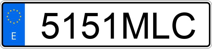 Numer rejestracyjny 5151MLC posiada BMW X6