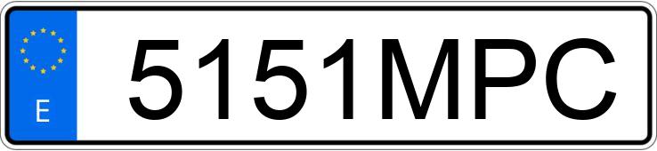 Numer rejestracyjny 5151MPC posiada KIA NIRO