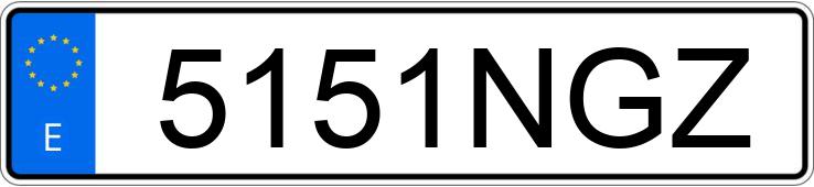 Numer rejestracyjny 5151NGZ posiada SEAT LEON