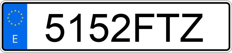Numer rejestracyjny 5152FTZ posiada CITROEN C4