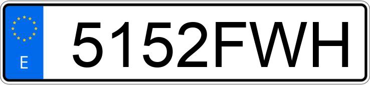Registreringsnummeret 5152FWH har VOLKSWAGEN POLO