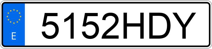 Numer rejestracyjny 5152HDY posiada RENAULT GRAND MODUS