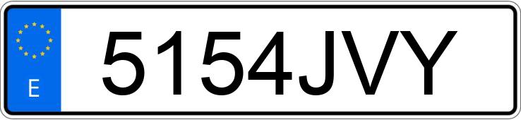 Numer rejestracyjny 5154JVY posiada CITROEN C3