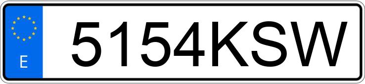 Numer rejestracyjny 5154KSW posiada VOLVO XC40