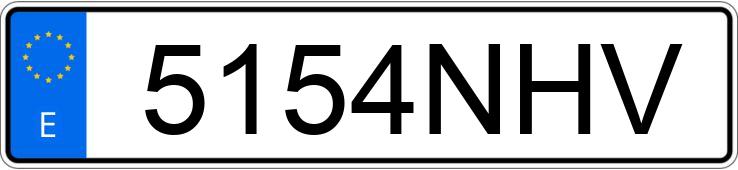 Numer rejestracyjny 5154NHV posiada JAC IEV7S Numer rejestracyjny 5154NHV posiada JAC IEV7S