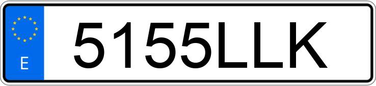 Numer rejestracyjny 5155LLK posiada MERCEDES CLA (117)