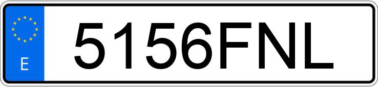 Numer rejestracyjny 5156FNL posiada BMW SERIE 3