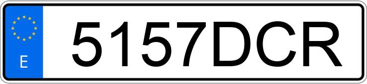 Numer rejestracyjny 5157DCR posiada AUDI A4