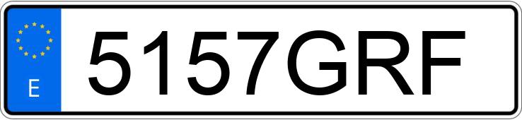 Numer rejestracyjny 5157GRF posiada MERCEDES E (212-207)