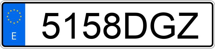 Numer rejestracyjny 5158DGZ posiada PEUGEOT PARTNER Numer rejestracyjny 5158DGZ posiada PEUGEOT PARTNER