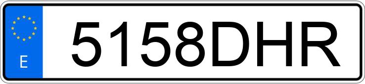 Numer rejestracyjny 5158DHR posiada PEUGEOT 307