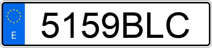 Numer rejestracyjny 5159BLC posiada RENAULT KANGOO Numer rejestracyjny 5159BLC posiada RENAULT KANGOO